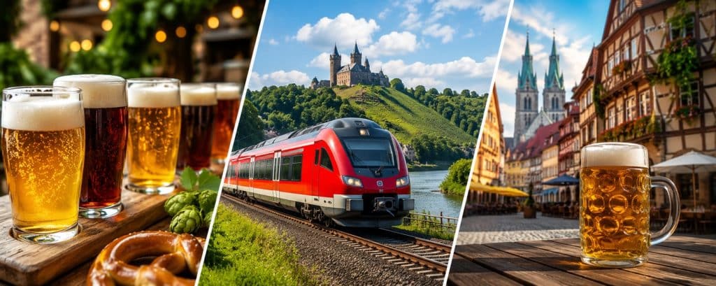 Banner Bierproeven Duitsland Trein