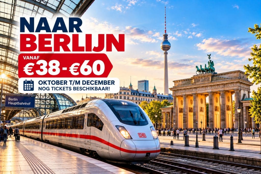 Goedkoop treinkaartje Berlijn