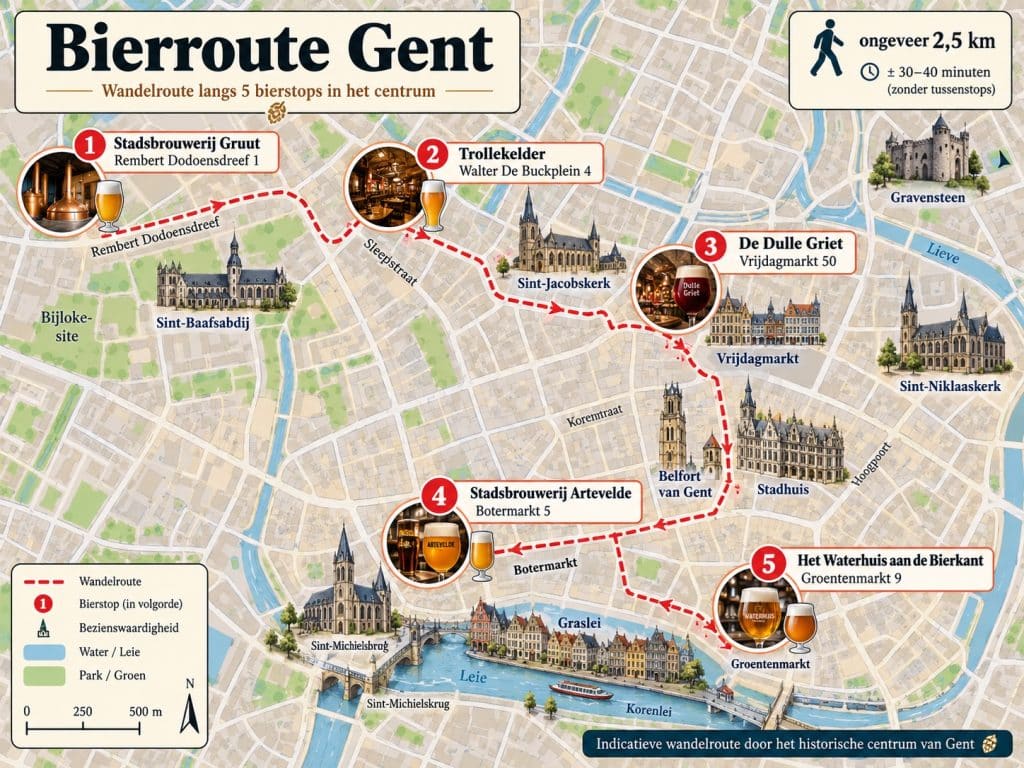 Bierproef Route Gent