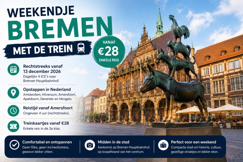 Bremen Weekendje Weg Trein