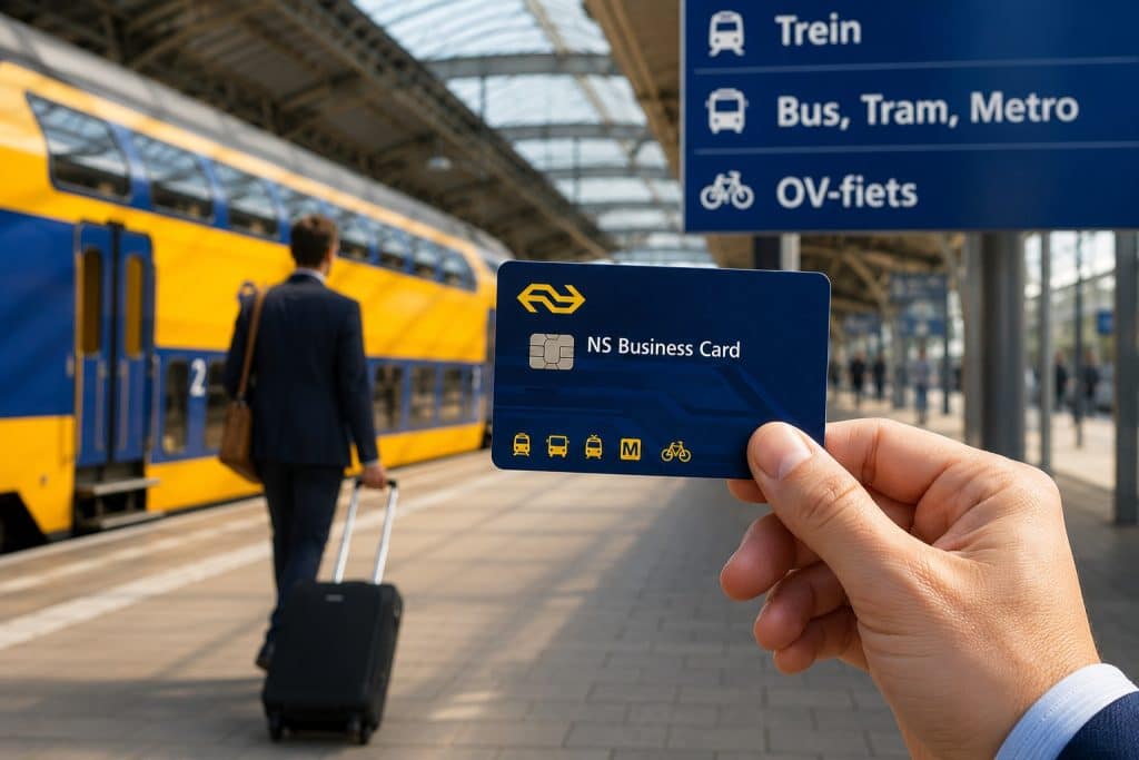 Business Card Trein Zakelijk Reizen