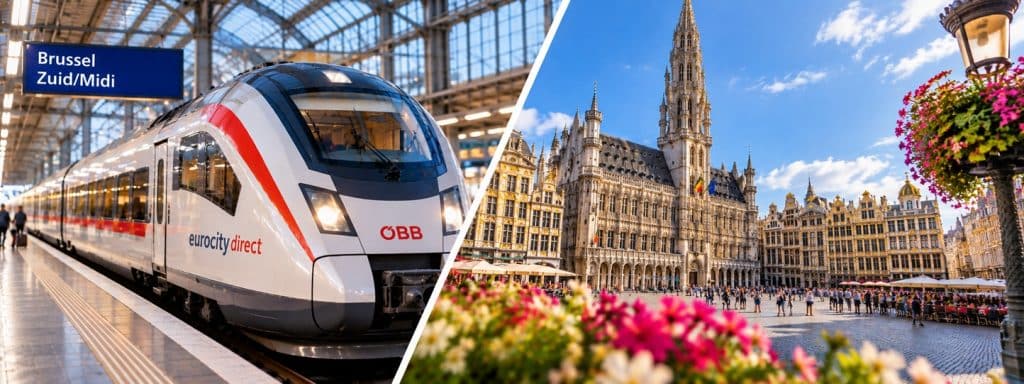 EuroCity Brussel Treinkaartje Korting