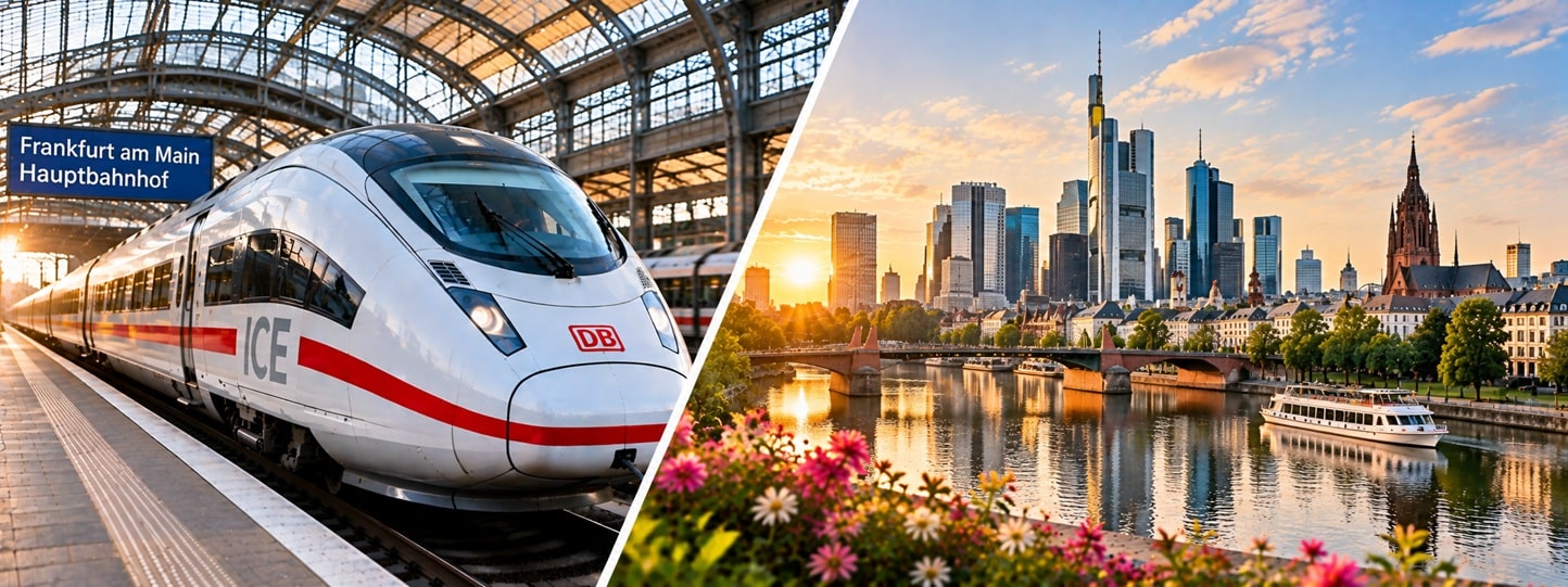 Frankfurt ICE treinkaartje Korting