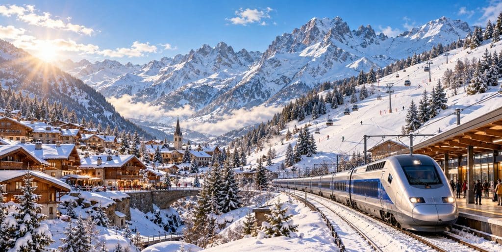 Frankrijk Wintersport Treinkaartje Skigebied