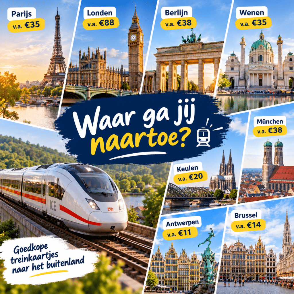 Goedkope Treinkaartjes Buitenland 2026