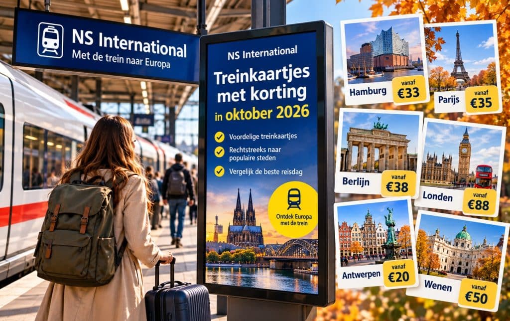 Goedkope Treinkaartjes Oktober 2026