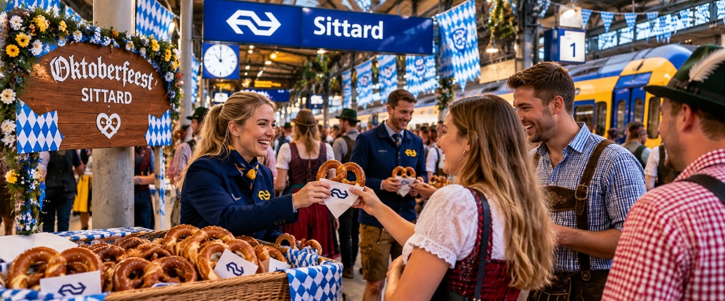 Gratispretzels Trein Sittard