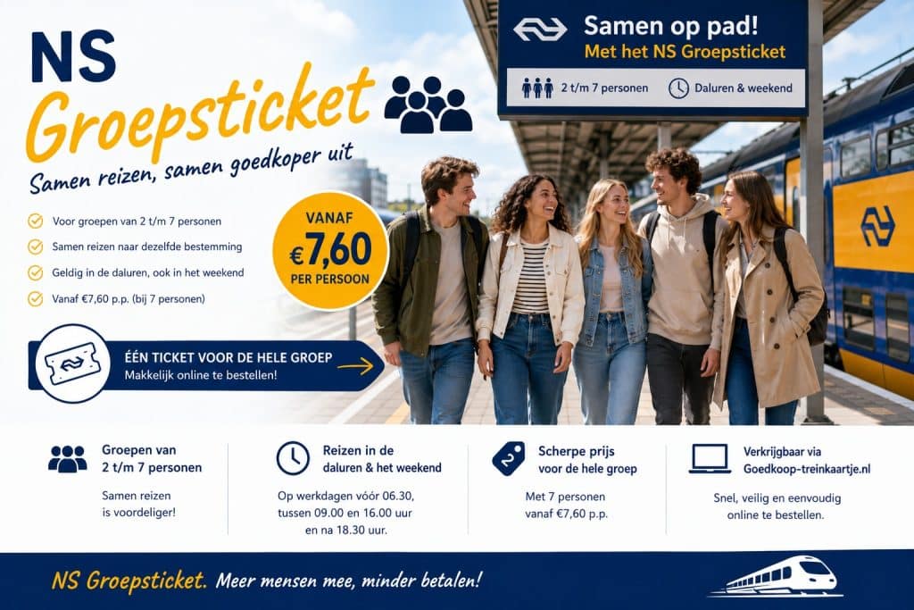 Groepsticket Goedkoop Treinkaartje
