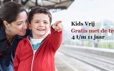 Kinderen in de trein