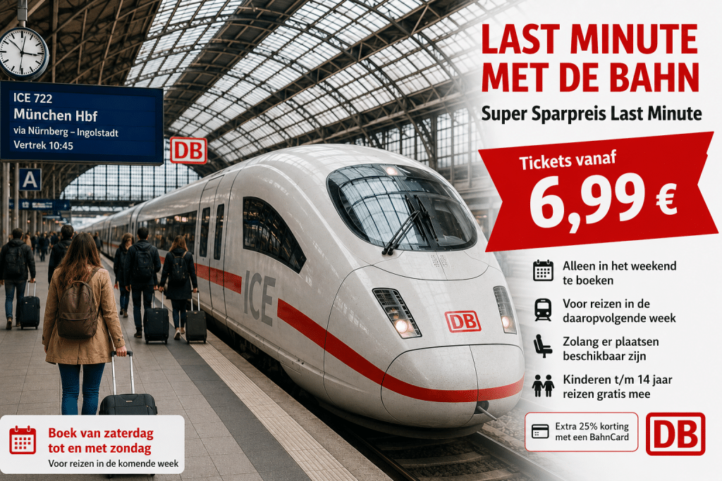 Last Minute Deutsche Bahn Korting