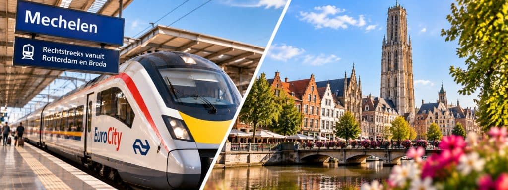 Mechelen EuroCity Treinkaartje Korting