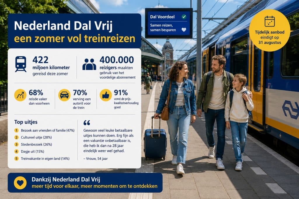 Nederland Dal Vrij 422 miljoen Kilometer