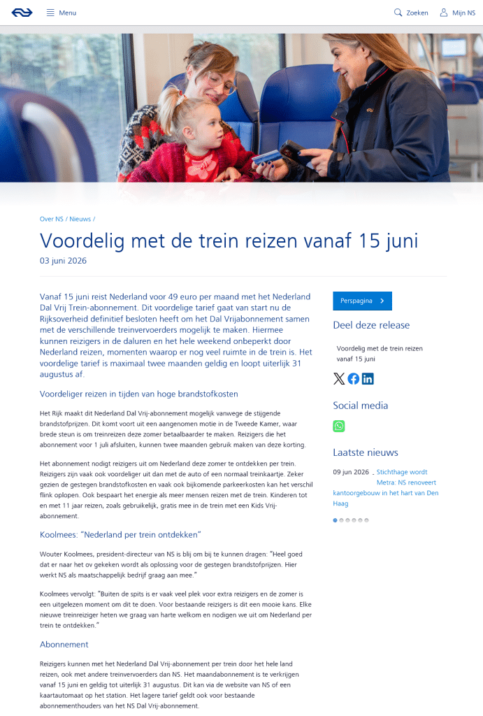 Nederland Dal Vrij Automatische Omzetting