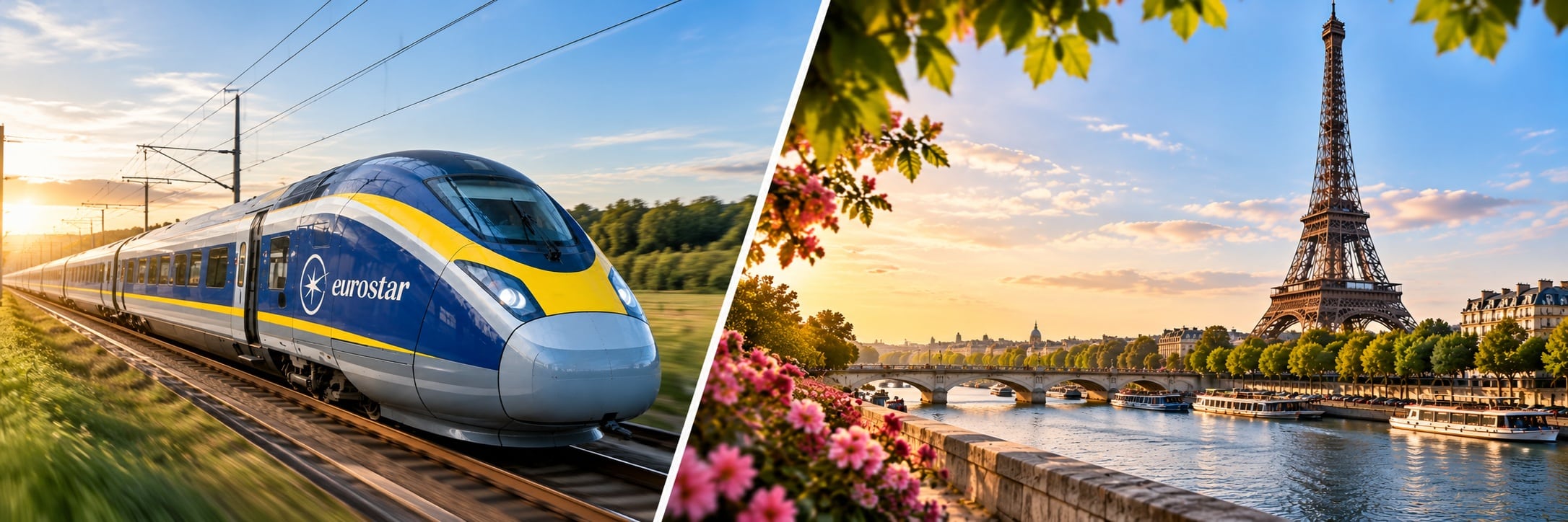 Parijs Banner Goedkoop Treinkaartje 2