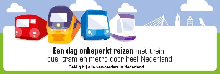 Primera dagkaart geldig in alle vervoersmiddelen?