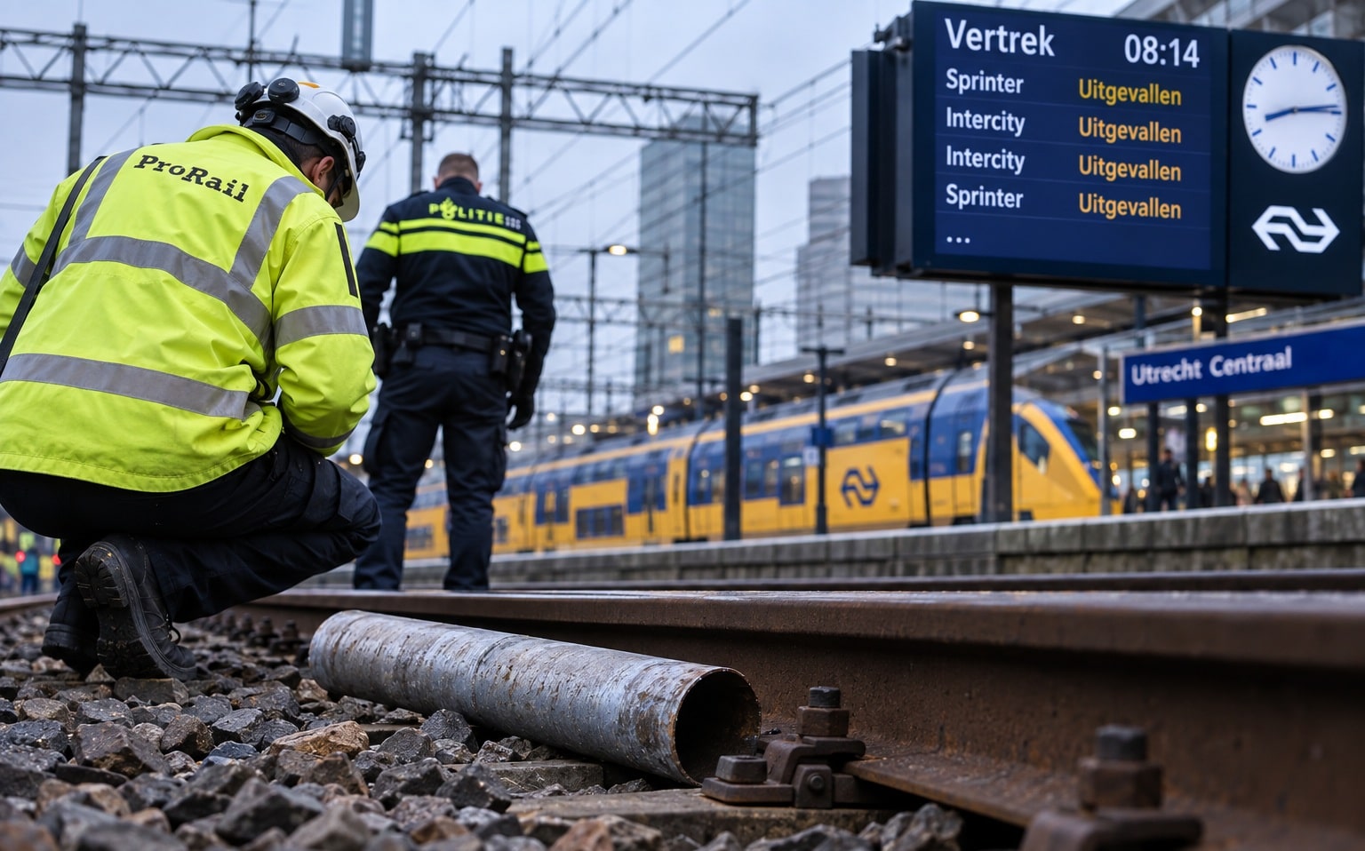 Sabotage Spoor Nederland