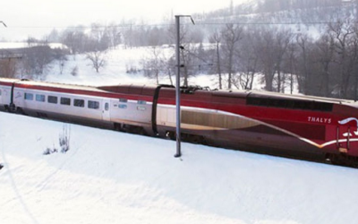 Wintersport en trein naar Frankrijk