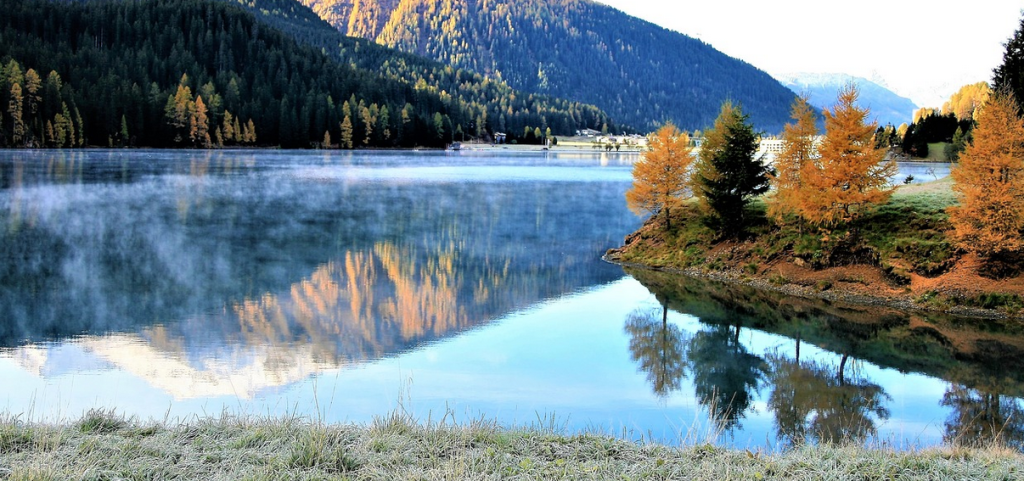 Trein Davos Zwitserland