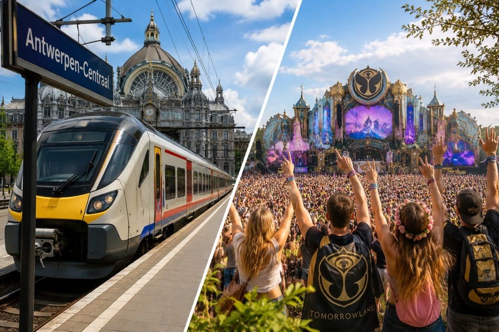 Tomorrowland EuroCity Antwerpen Treinkaartje