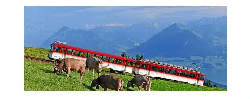 Rondreis per trein door Zwitserland en Italië
