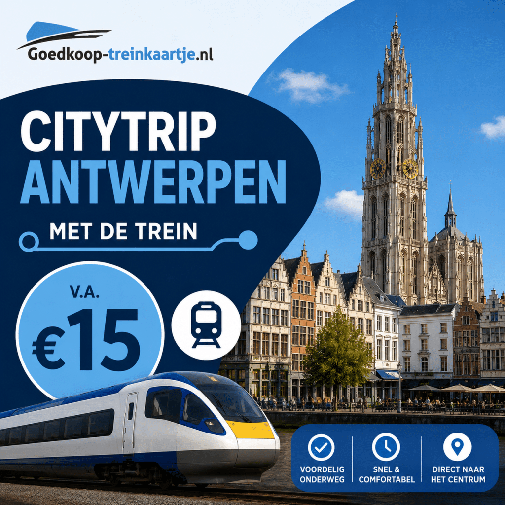 Treinkaartje Antwerpen 15 euro
