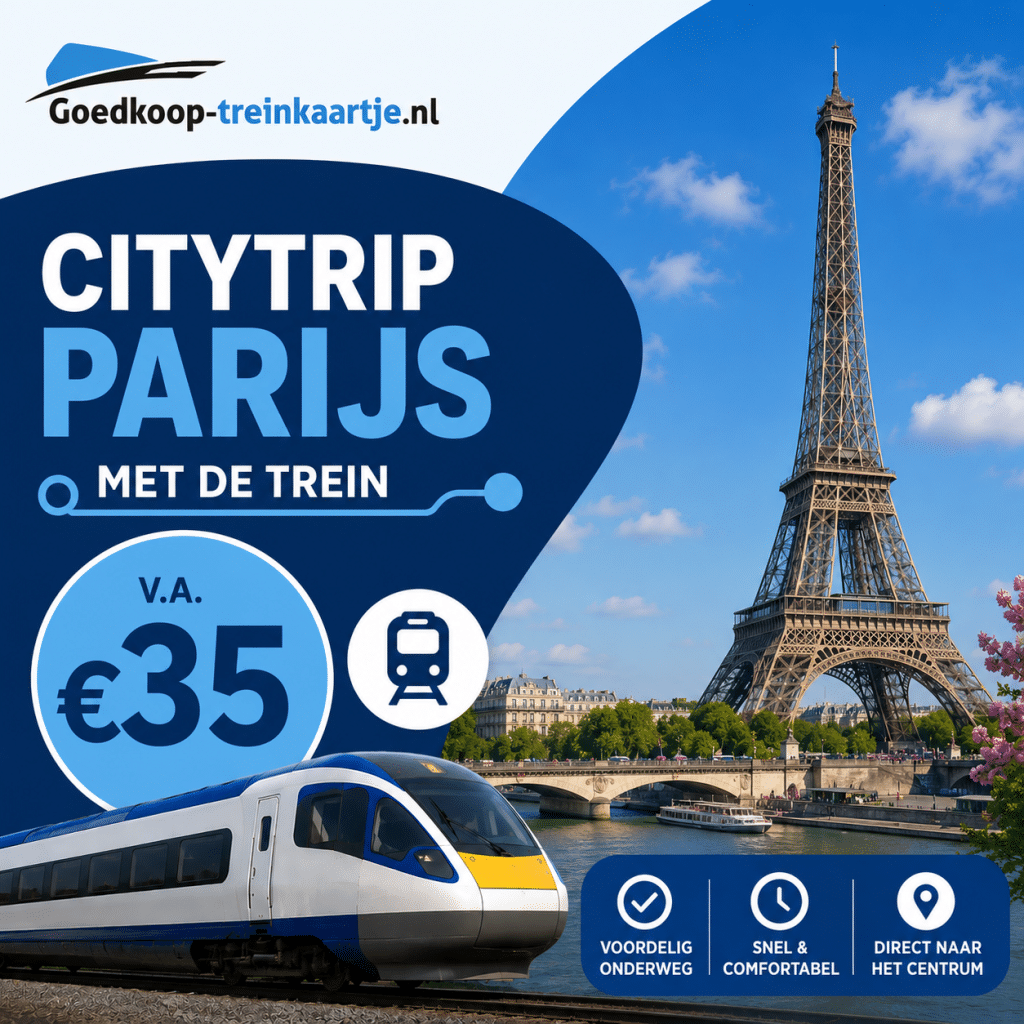 Treinkaartje Parijs 35 euro