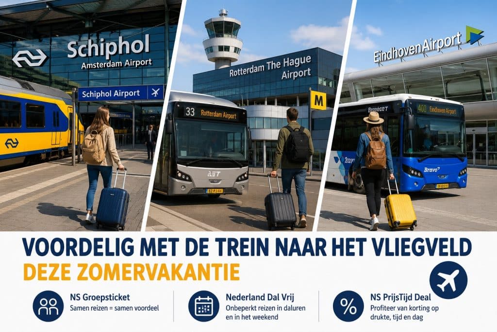 Treinkaartje Vliegveld Korting Zomer