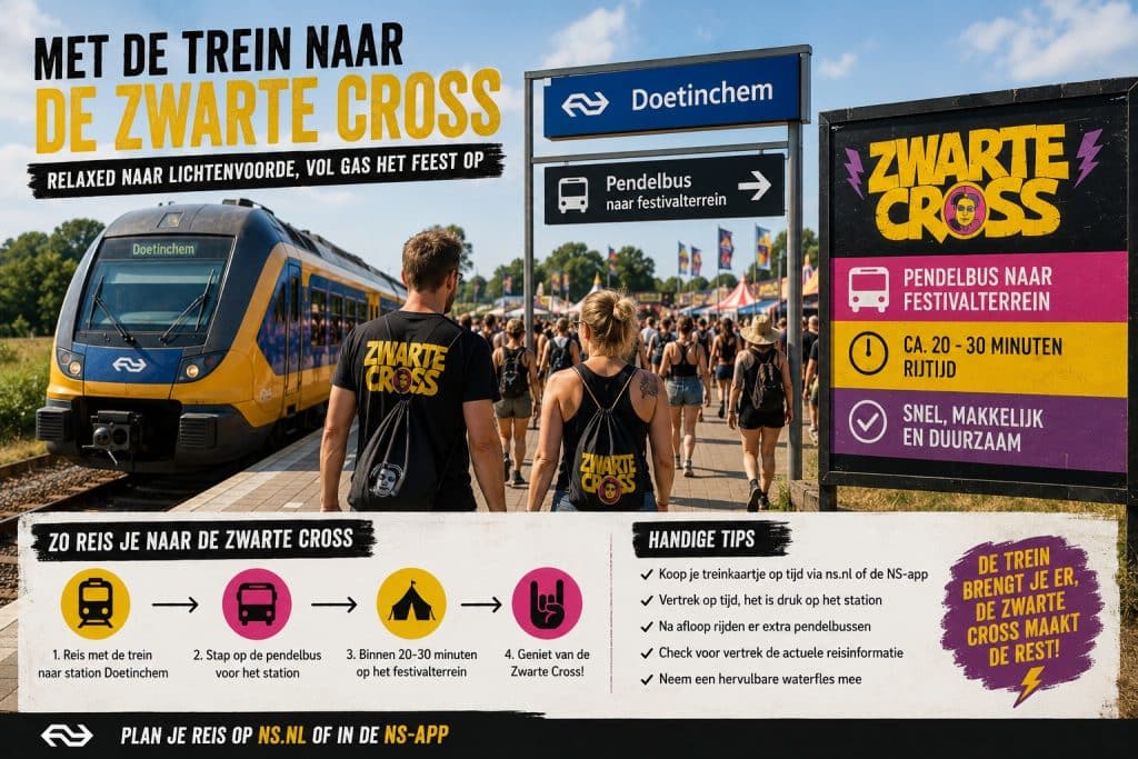 Zwarte Cross Trein