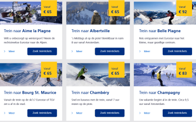 Tickets voor Eurostar Snow weer beschikbaar!